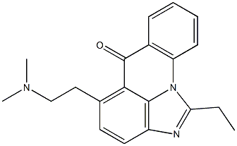 5-(2-Dimethylaminoethyl)-1-ethyl-6H-2,10b-diazaaceanthrylen-6-one