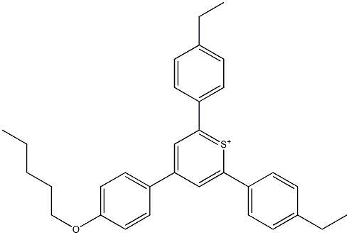 2,6-Bis(4-ethylphenyl)-4-[4-(pentyloxy)phenyl]thiopyrylium