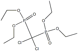 Dichloromethylenebisphosphonic acid tetraethyl ester 结构式