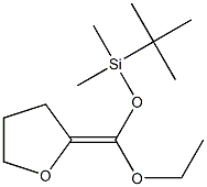 (E)-Tetrahydro-2-[(ethoxy)(tert-butyldimethylsilyloxy)methylene]furan