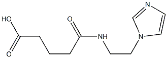 5-[[2-(1H-Imidazol-1-yl)ethyl]amino]-5-oxovaleric acid Structure