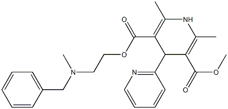  4-(Pyridin-2-yl)-1,4-dihydro-2,6-dimethylpyridine-3,5-dicarboxylic acid 3-methyl 5-[2-(N-methyl-N-benzylamino)ethyl] ester