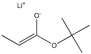 Lithium(E)-1-tert-butoxy-1-propene-1-olate 结构式