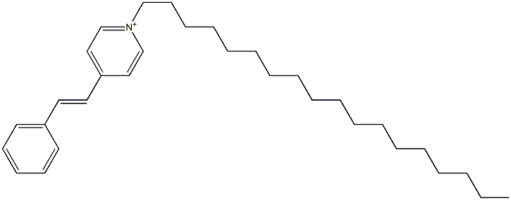 4-(2-Phenylethenyl)-1-octadecylpyridinium