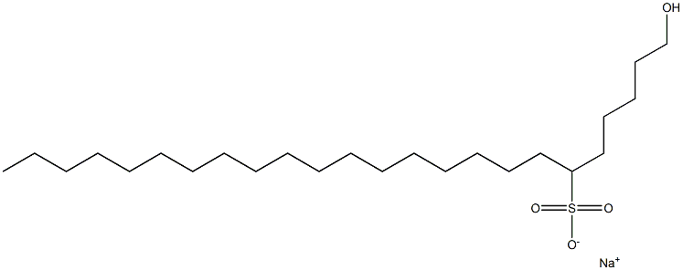  1-Hydroxytetracosane-6-sulfonic acid sodium salt