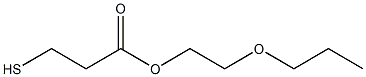 3-Mercaptopropionic acid 2-propoxyethyl ester Struktur