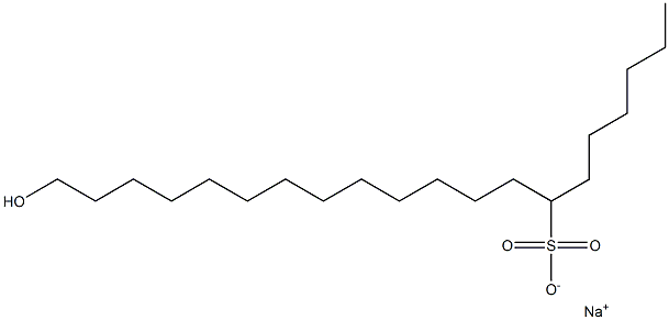 20-Hydroxyicosane-7-sulfonic acid sodium salt