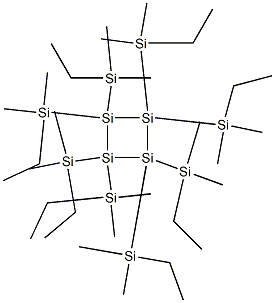 Octa[dimethyl(ethyl)silyl]cyclotetrasilane