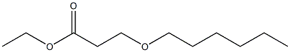 3-Hexyloxypropionic acid ethyl ester 结构式