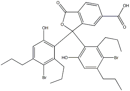 1,1-Bis(3-bromo-6-hydroxy-2,4-dipropylphenyl)-1,3-dihydro-3-oxoisobenzofuran-6-carboxylic acid