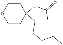 4-Acetyloxy-4-pentyltetrahydro-2H-pyran Structure