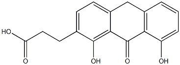 1,8-Dihydroxy-9,10-dihydro-9-oxoanthracene-2-propanoic acid