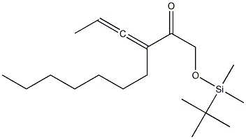 1-(tert-Butyldimethylsiloxy)-3-heptyl-3,4-hexadien-2-one Structure