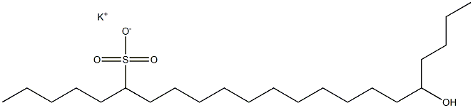  18-Hydroxydocosane-6-sulfonic acid potassium salt