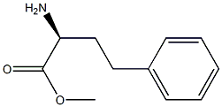 [S,(+)]-2-Amino-4-phenylbutyric acid methyl ester Structure