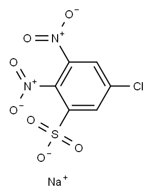 5-クロロ-2,3-ジニトロベンゼンスルホン酸ナトリウム 化学構造式