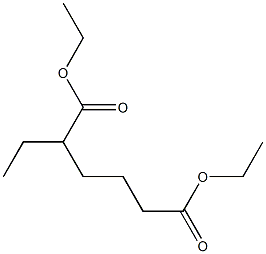 Hexane-1,4-dicarboxylic acid diethyl ester 结构式