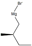 (-)-[(R)-2-Methylbutyl] magnesium bromide Structure