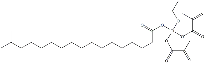 16-Methylheptadecanoyloxybis(2-methylpropenoyloxy)isopropoxytitanium(IV)