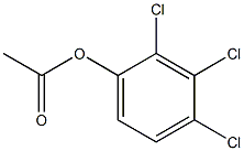 Acetic acid 2,3,4-trichlorophenyl ester Structure