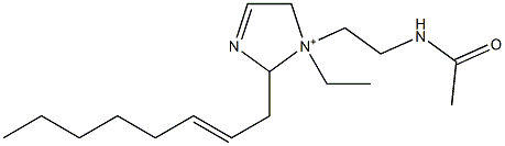 1-[2-(Acetylamino)ethyl]-1-ethyl-2-(2-octenyl)-3-imidazoline-1-ium|