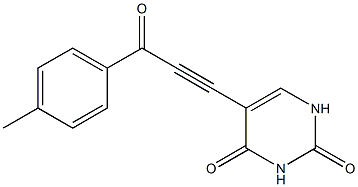  5-[3-(4-Methylphenyl)-3-oxo-1-propynyl]pyrimidine-2,4(1H,3H)-dione