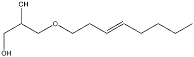 3-(3-Octenyloxy)-1,2-propanediol Struktur