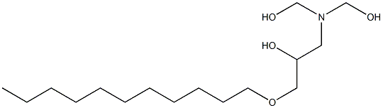1-[Bis(hydroxymethyl)amino]-3-undecyloxy-2-propanol Structure