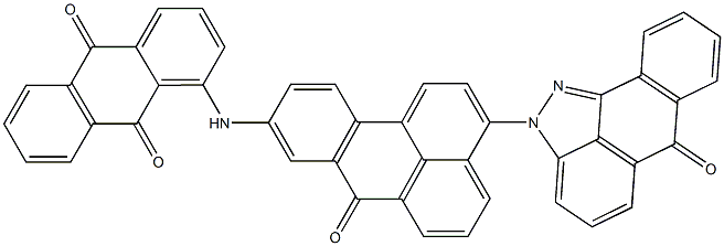 3-[(2,6-Dihydro-6-oxoanthra[1,9-cd]pyrazol)-2-yl]-9-[[(9,10-dihydro-9,10-dioxoanthracen)-1-yl]amino]-7H-benz[de]anthracen-7-one