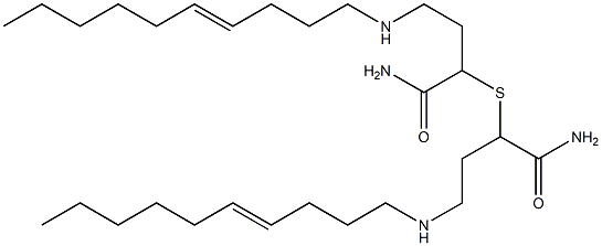 2-[[(4E)-4-デセニル]アミノ]エチル(カルバモイルメチル)スルフィド 化学構造式