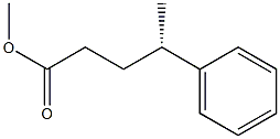 [S,(+)]-4-Phenylvaleric acid methyl ester Structure