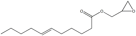 6-Undecenoic acid glycidyl ester Struktur