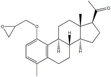 1-(Oxiranylmethoxy)-4-methyl-19-norpregna-1,3,5(10)-trien-20-one