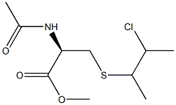 N-Acetyl-3-[(2-chloro-1-methylpropyl)thio]-L-alanine methyl ester