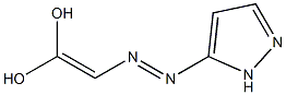 3-[(E)-[2,2-Dihydroxyethenyl]azo]-2H-pyrazole Structure