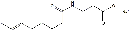 3-(6-Octenoylamino)butyric acid sodium salt