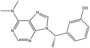  9-[(S)-1-(3-Hydroxyphenyl)ethyl]-N,N-dimethyl-9H-purin-6-amine