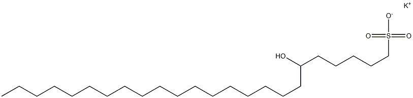  6-Hydroxytetracosane-1-sulfonic acid potassium salt