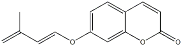 7-[[(E)-3-Methyl-1,3-butanedien-1-yl]oxy]-2H-1-benzopyran-2-one