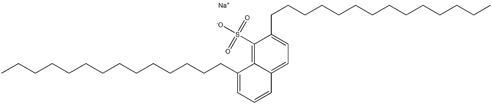  2,8-Ditetradecyl-1-naphthalenesulfonic acid sodium salt