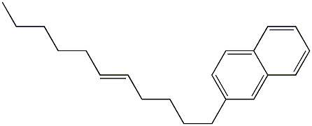 2-(5-Undecenyl)naphthalene Struktur