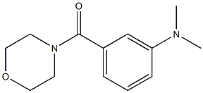 4-[m-(Dimethylamino)benzoyl]morpholine,,结构式