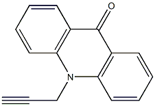 10-(2-Propynyl)acridine-9(10H)-one 结构式