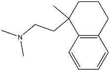 1,2,3,4-Tetrahydro-1-[2-(dimethylamino)ethyl]-1-methylnaphthalene Struktur
