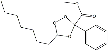 5-Heptyl-3-phenyl-1,2,4-trioxolane-3-carboxylic acid methyl ester