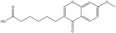 6-(7-Methoxy-4-oxo-4H-1-benzopyran-3-yl)hexanoic acid