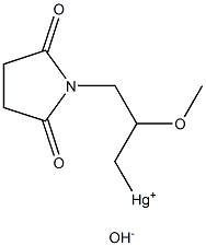  3-(2,5-Dioxo-1-pyrrolidinyl)-2-methoxypropylmercury(II) hydoxide