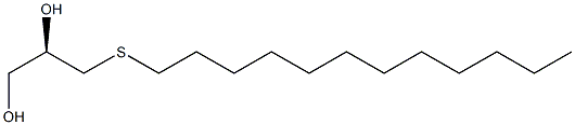 (R)-3-(Dodecylthio)-1,2-propanediol 结构式