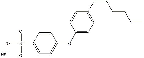 4-(4-Hexylphenoxy)benzenesulfonic acid sodium salt|