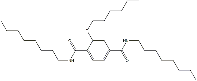  2-(Hexyloxy)-N,N'-dioctylterephthalamide